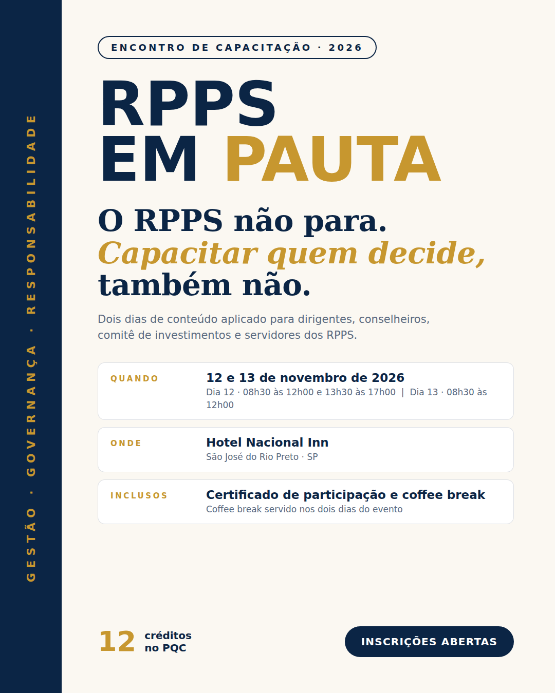 RPPS EM PAUTA - 2026